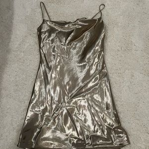 Lovers and Friends Gold Dress